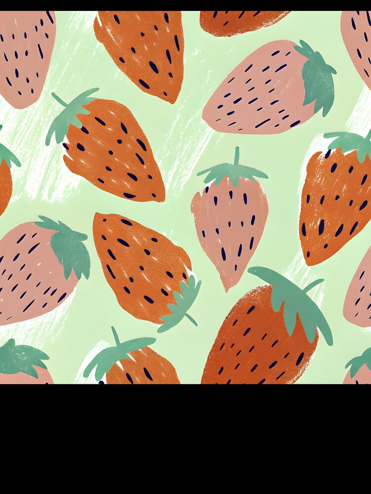 Drawing Strawberry Pattern by trendspatterns