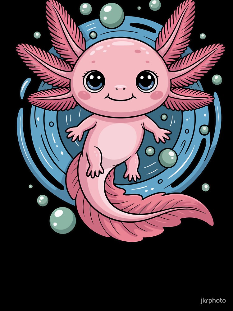 Pink Axolotl by jkrphoto