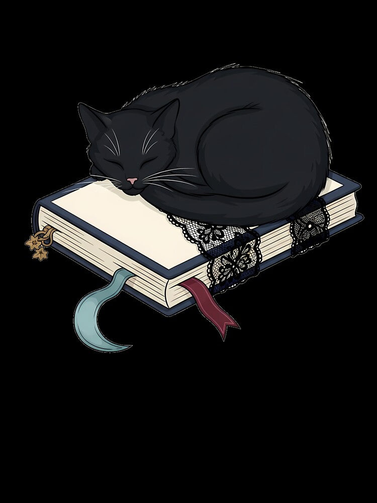 Black Lace Journal Cat by IllumeInk