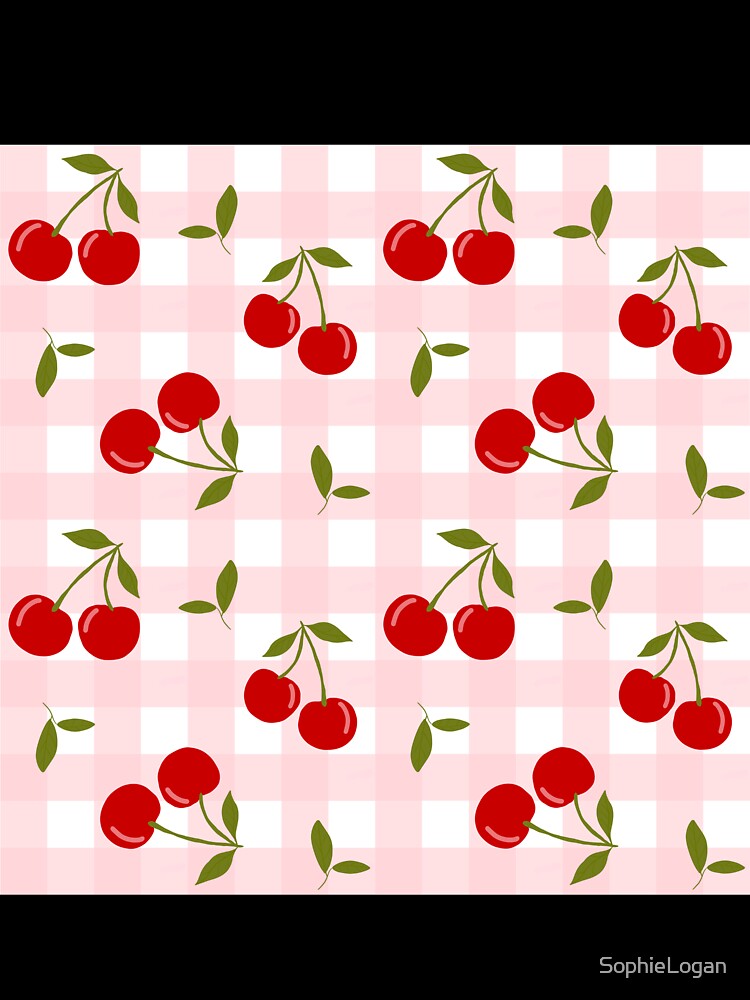 Cherry gingham by SophieLogan