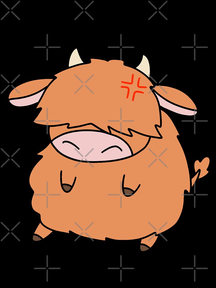 "No" Highland Cow by SaradaBoru