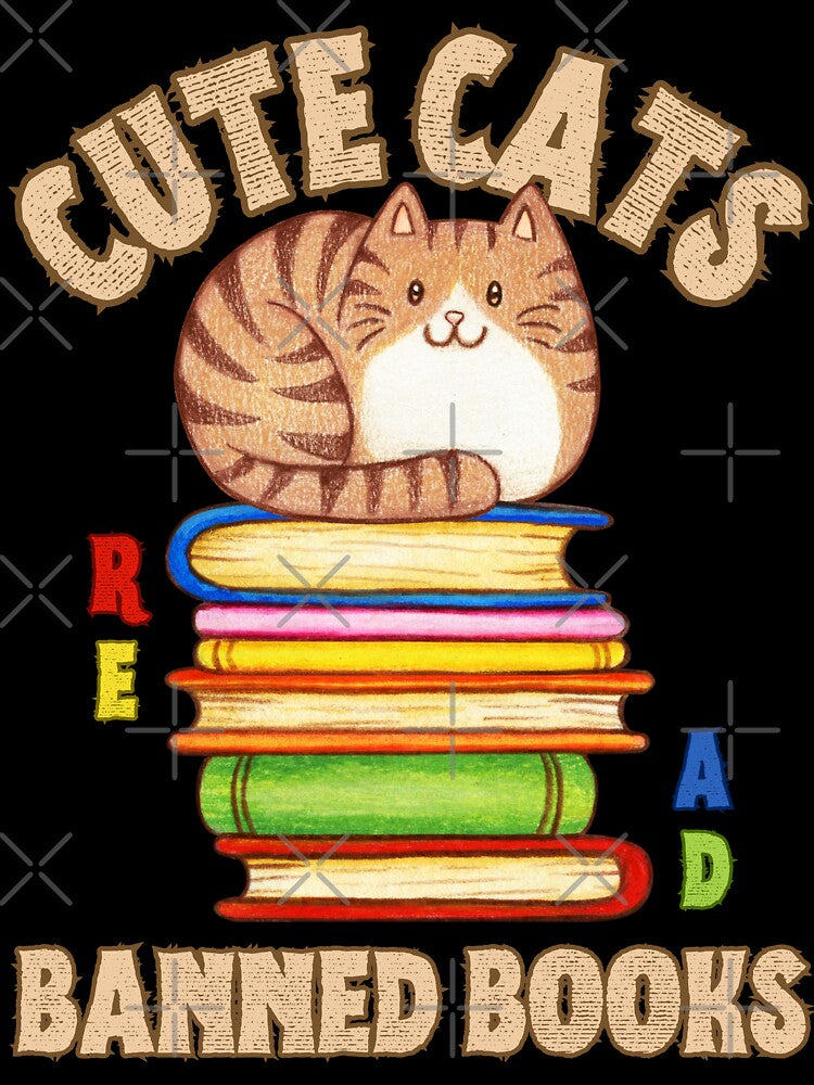 I Read Banned Books Week 2023 Funny Cat by mariejosee22