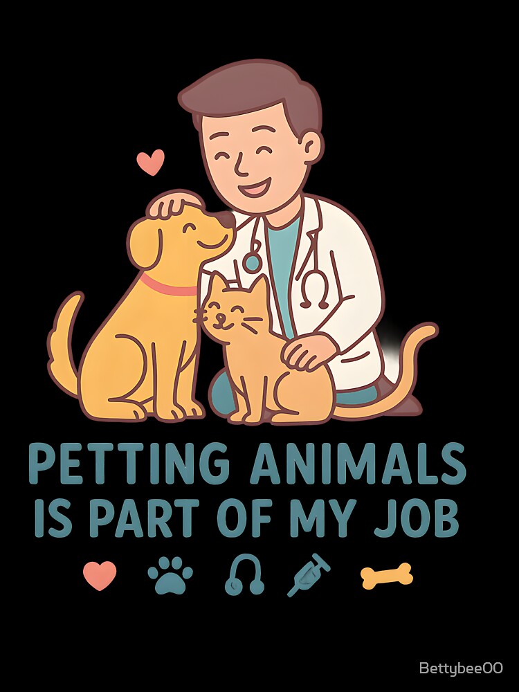 Vet life - petting animals is part of my job by Bettybee00