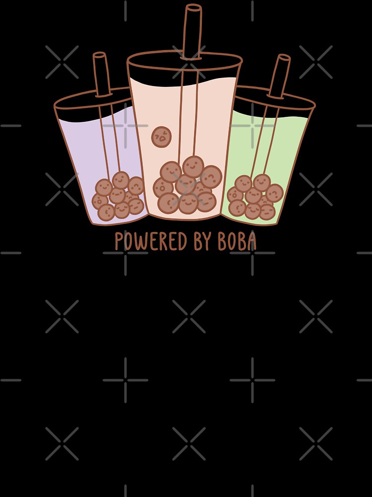 Cute Powered by Boba Milk Tea by noryushi