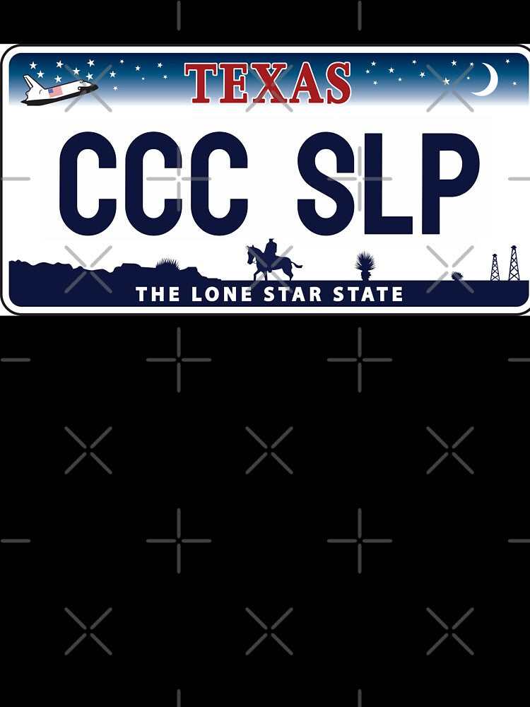 CCC SLP Texas License Plate by bellaabreu