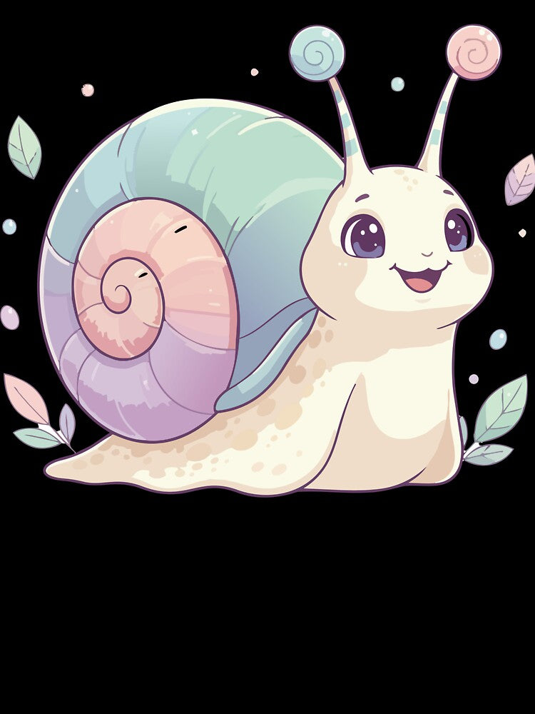 Happy Chill Slow Snail by tigrootiger