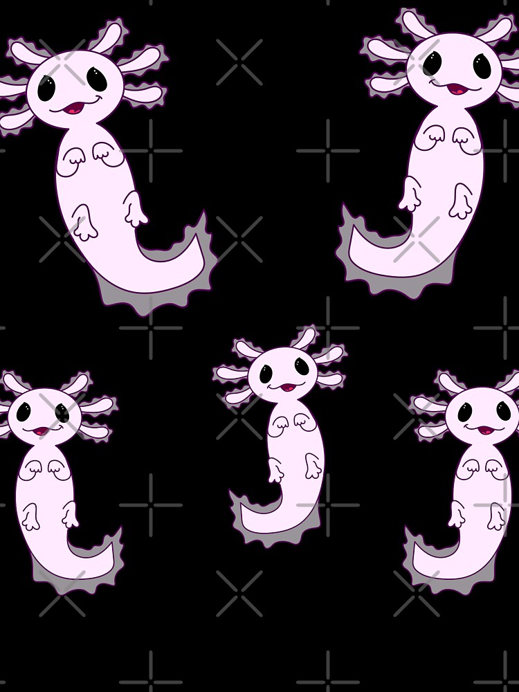 Cute Pink Amphibian - My Spirit Animal is an Axolotl by DiensDesign