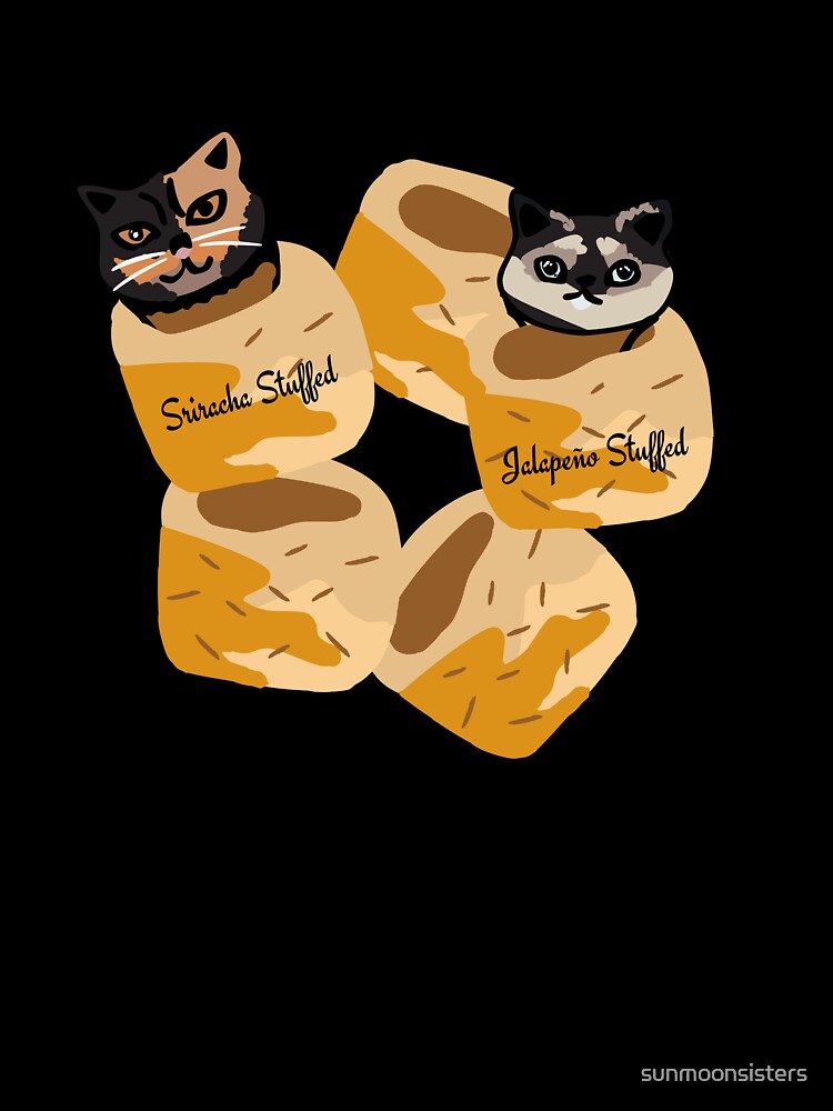 Spicy Stuffed Cat Buns by sunmoonsisters