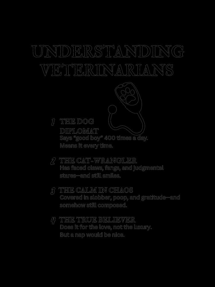 Understanding Veterinarians – Funny Animal Care Definitions by PsyFlow35