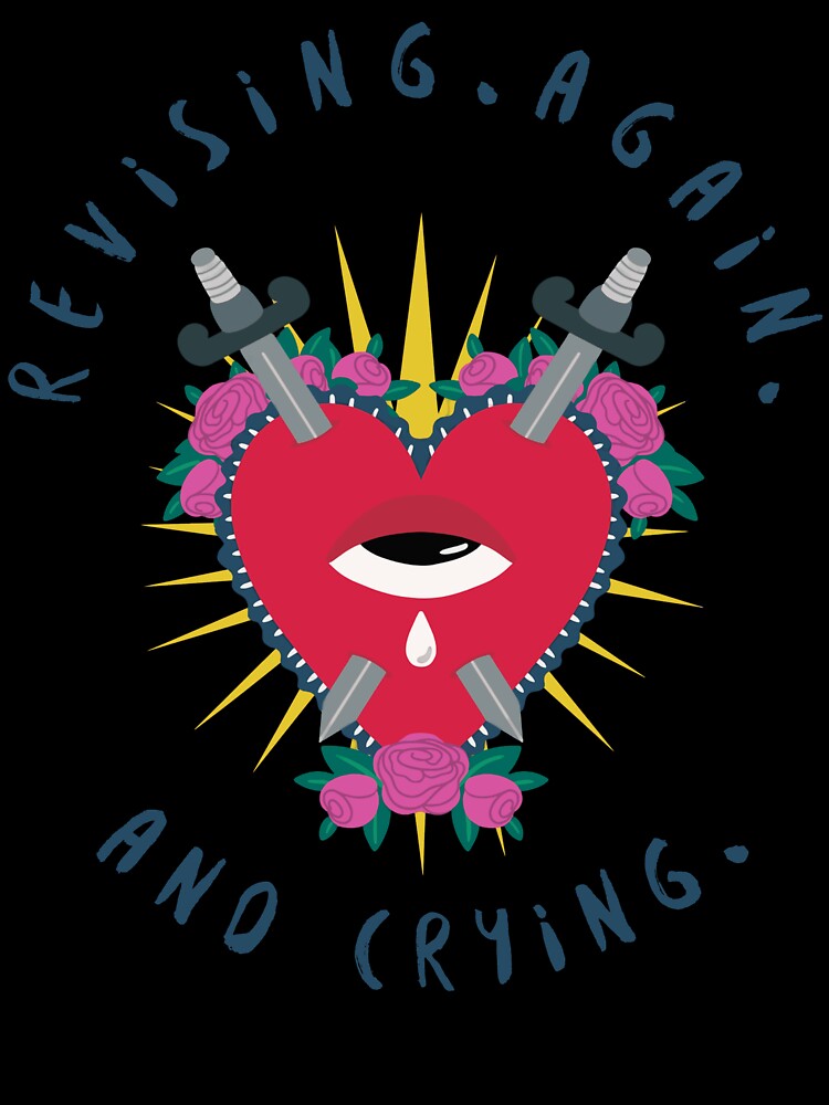 Revising Again and Crying – Funny Freelancer Burnout by Honominu
