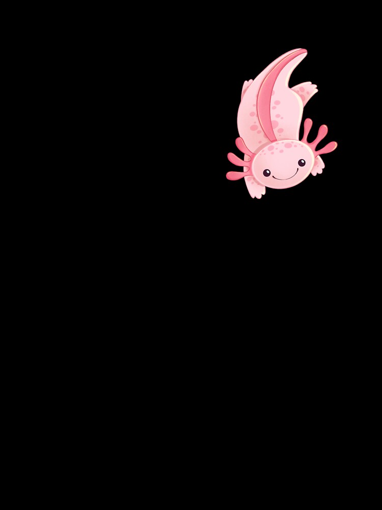 Cute Pink Axolotl by alanawdoesart