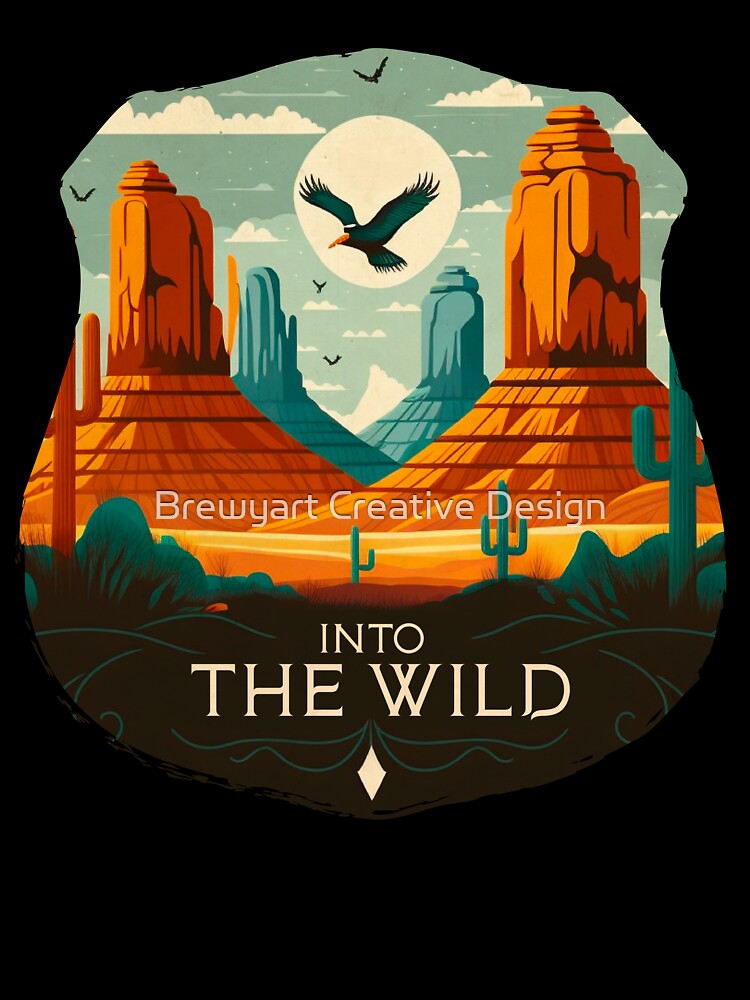 Monument Valley landscape, Into the wild by Brewyart Creative Design