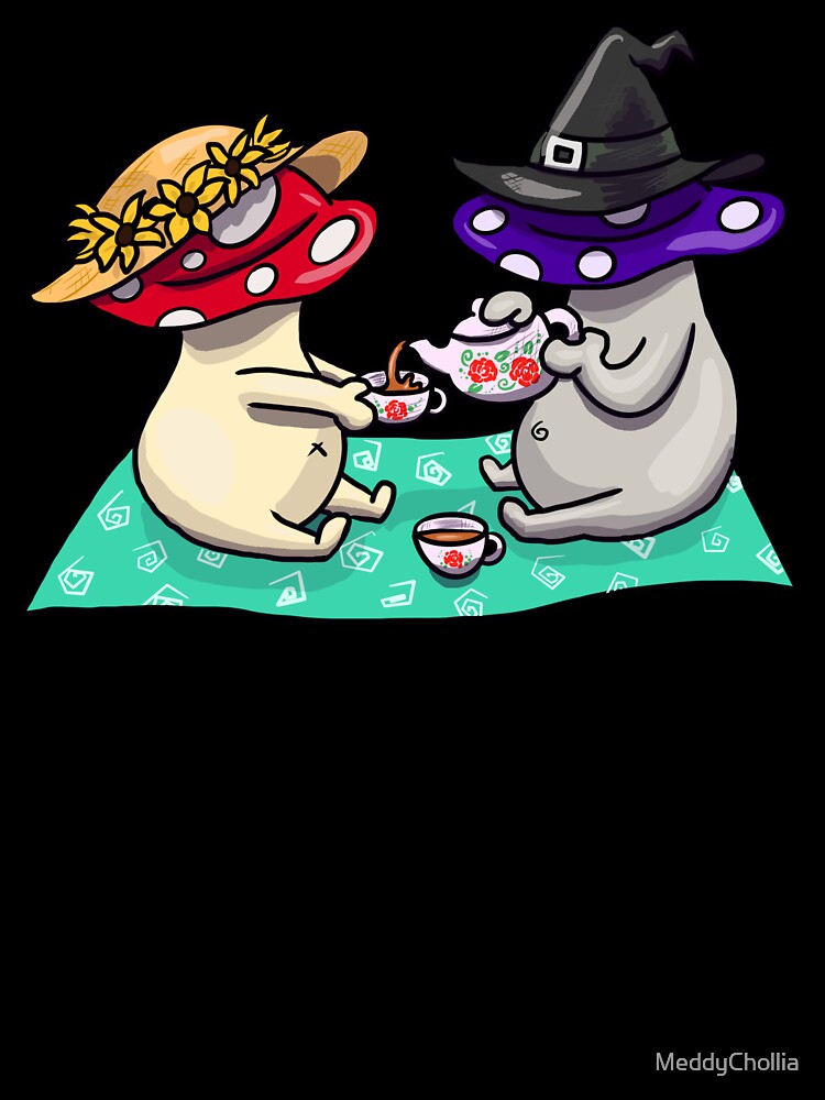 Mushroom Tea Party by MeddyChollia