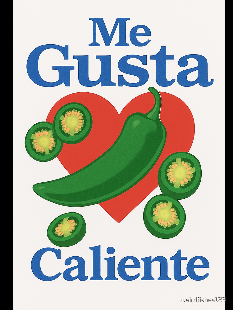 Spicy Jalapeño Love Gift for Hot Sauce Fans by weirdfishes123