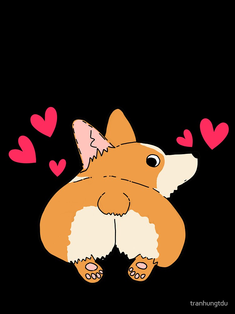 Nice Butt Corgi Dog by tranhungtdu