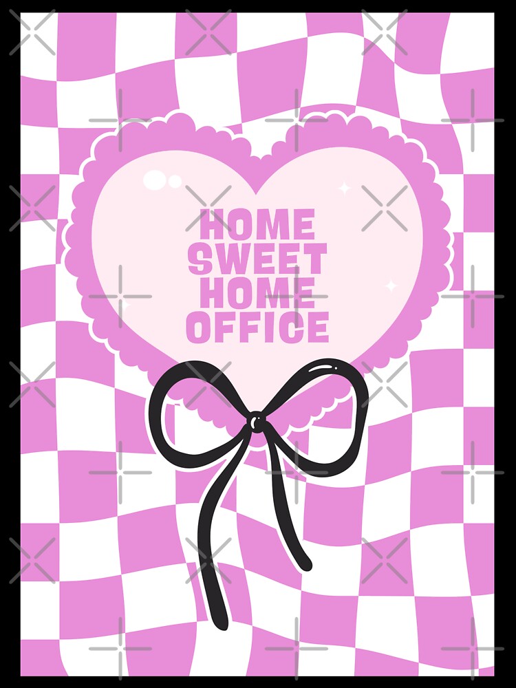 Home Sweet Home Office - Pink by Dondonmart