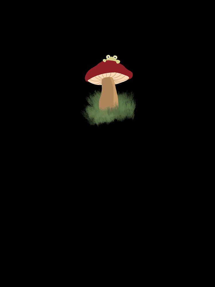Frog on a mushroom by megannjudge