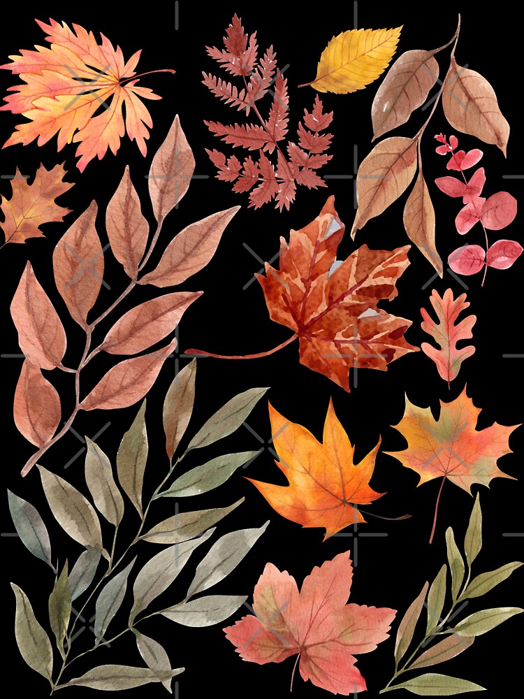Autumn Painted Leaves by ArtofAddison