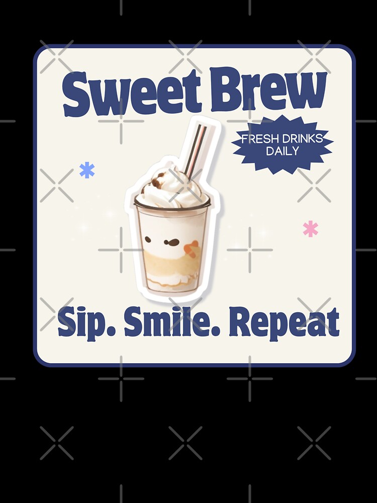Sweet Brew Aesthetic Drink Design by MuseAI