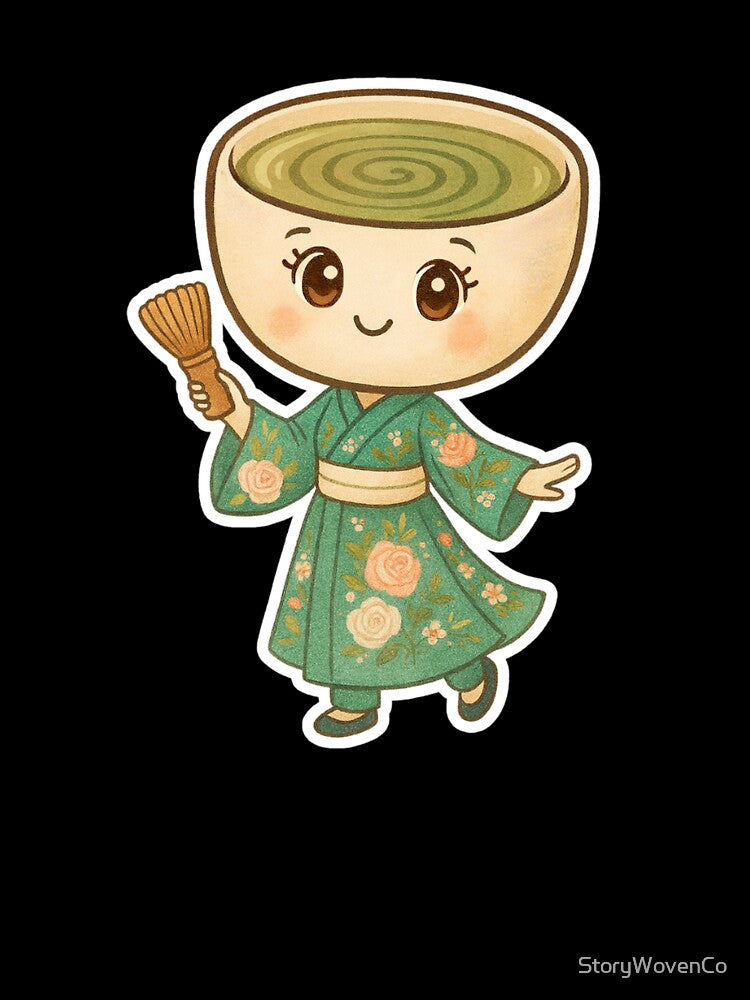 Matcha Yaccha – Café Cuties Collection by StoryWovenCo