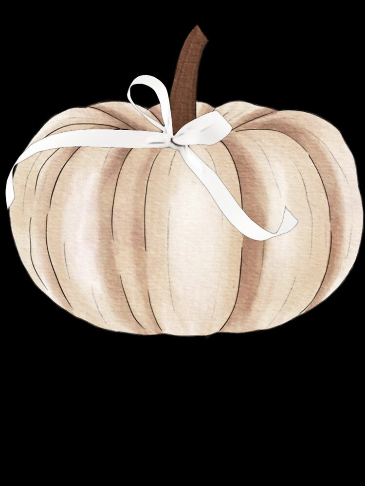 Pumpkin with ribbon bow by Pixiedrop