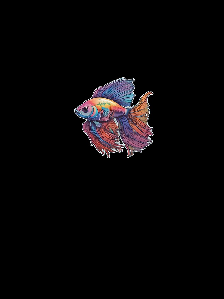 Rainbow Betta Fish by cheri-lychee