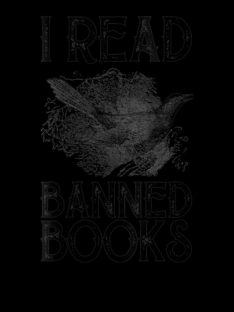 Womens Vintage I Read Banned Books Funny Book Lovers_ Appare (1) by MagicMealing