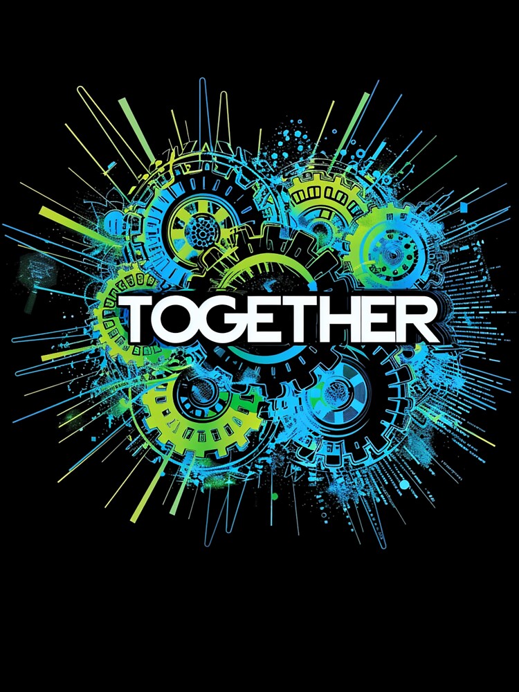 better together – collaboration by RetroWaveArtCo