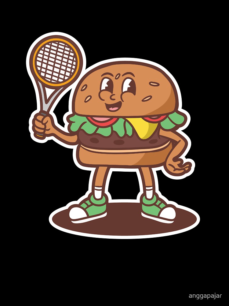 burger tennis by anggapajar