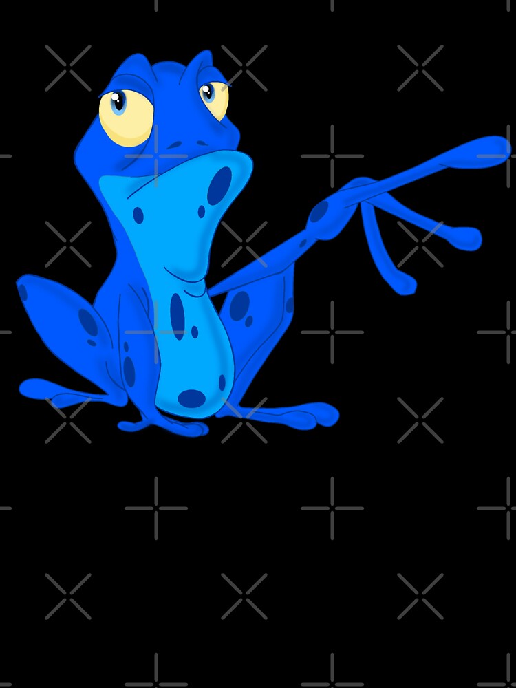 Ray Princessa and the frog / Frog Blue by TheEndDesign