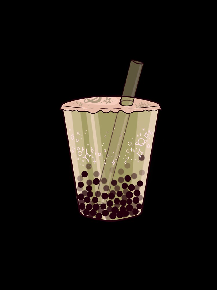 ✑ Matcha Bubble tea by InkBlot-