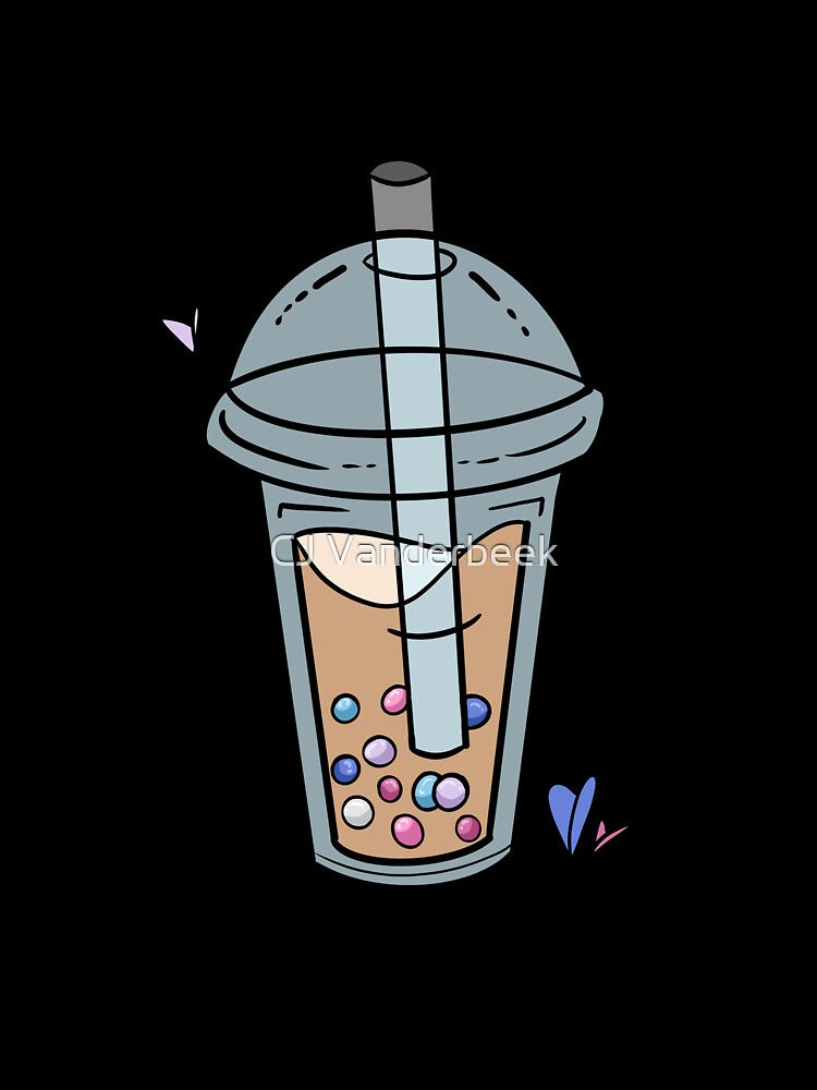 Bigender Pride Bubble Tea by CJ Vanderbeek