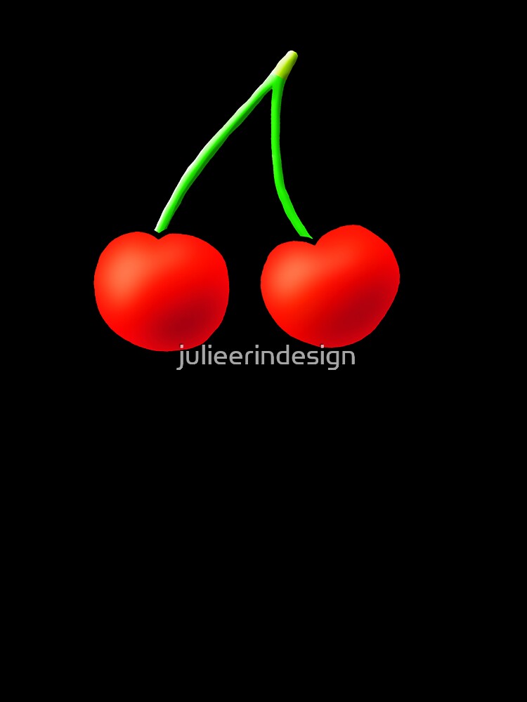 Red Cherry Pattern by Julie Erin Designs