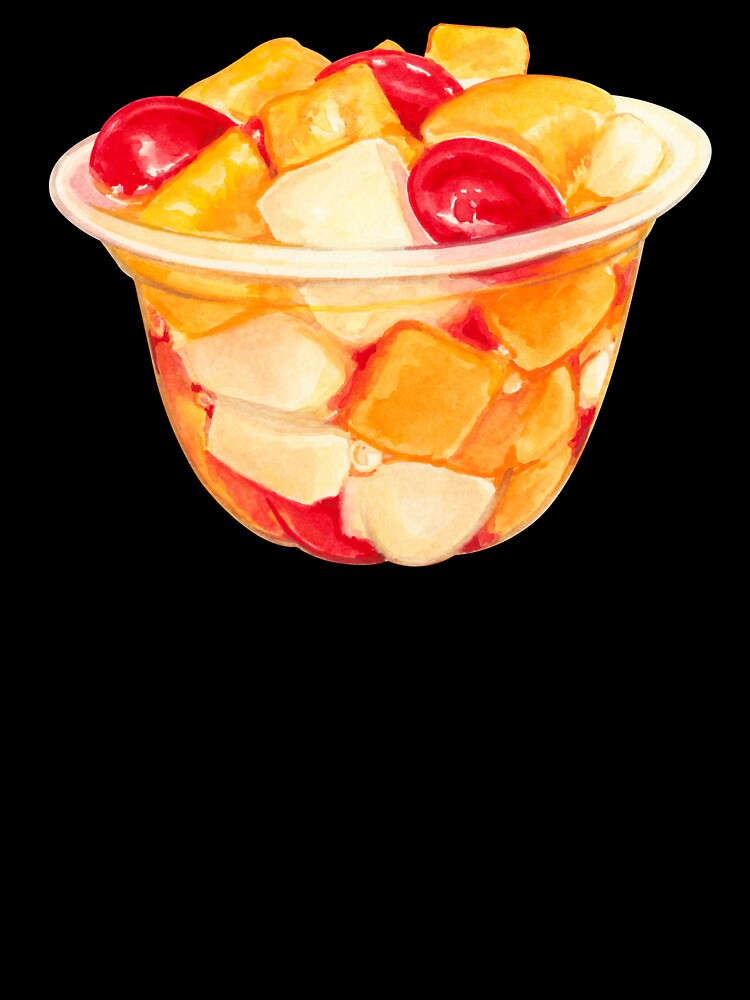 Fruit Cup Pattern - White by Kelly  Gilleran