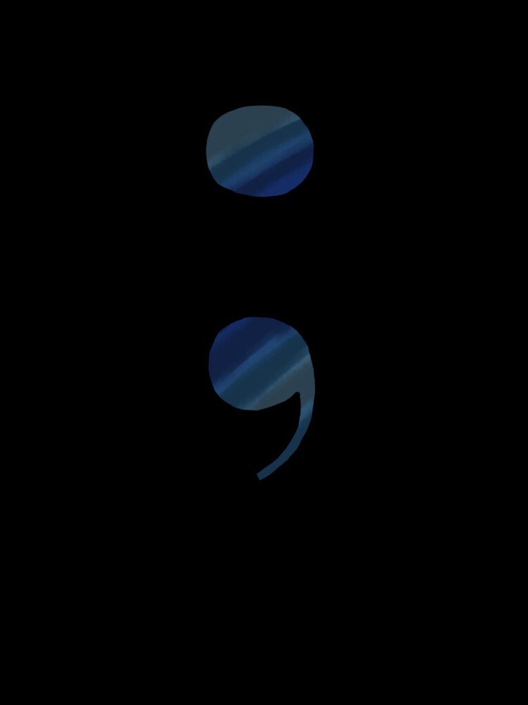 Ombre Semicolon by paigeeeeeeeee