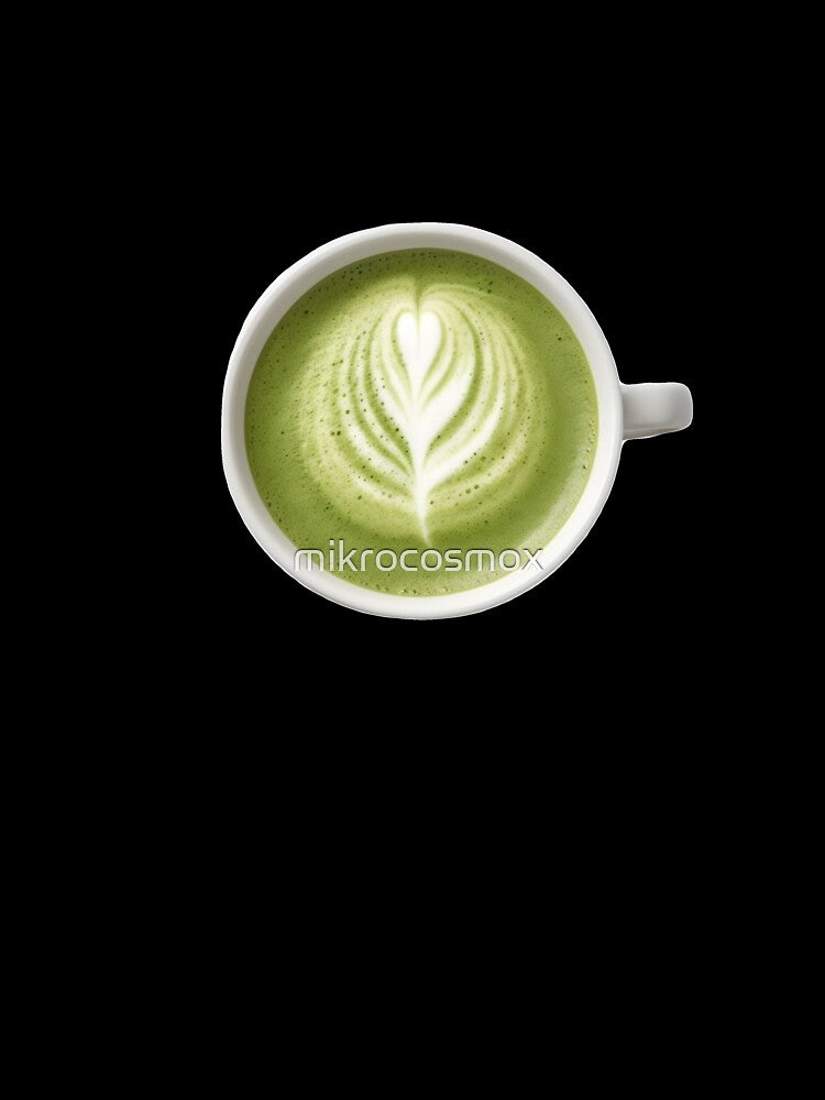 matcha latte art aesthetic scarpbook by mikrocosmox