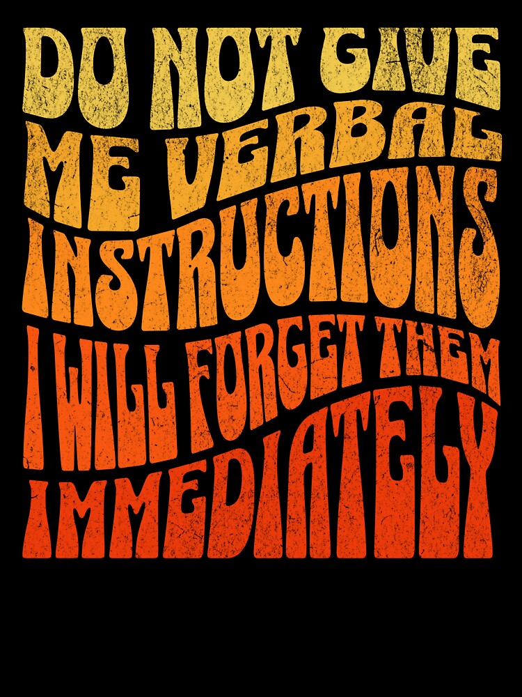 Verbal Instructions ADHD Autism by Clara Hollins