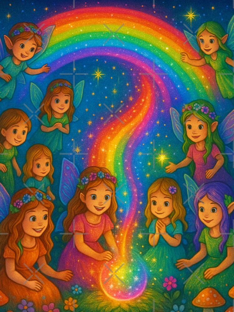 Enchanted Rainbow Grove by Dream Bloom Gallery