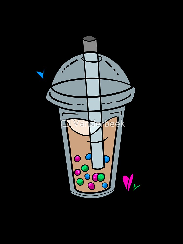 Polysexual Pride Bubble Tea by CJ Vanderbeek