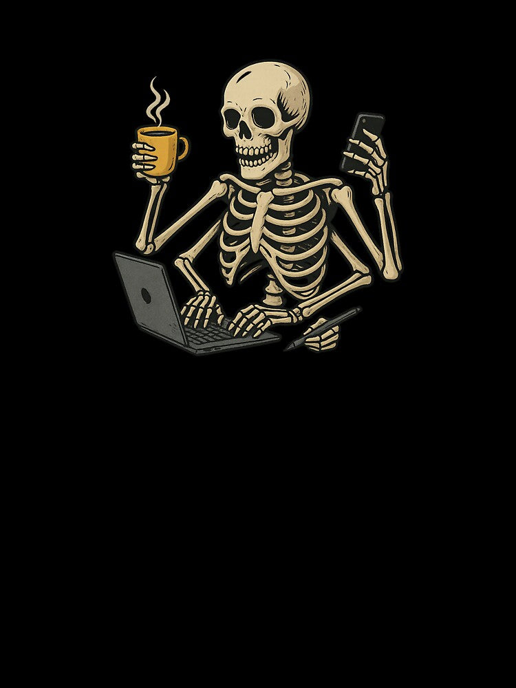 Overworked Skeleton by SilknMarble