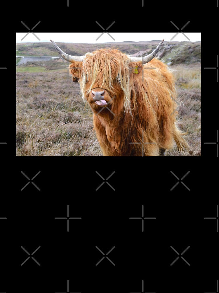 Funny Shaggy Highland Cow by TheAnimalZ00