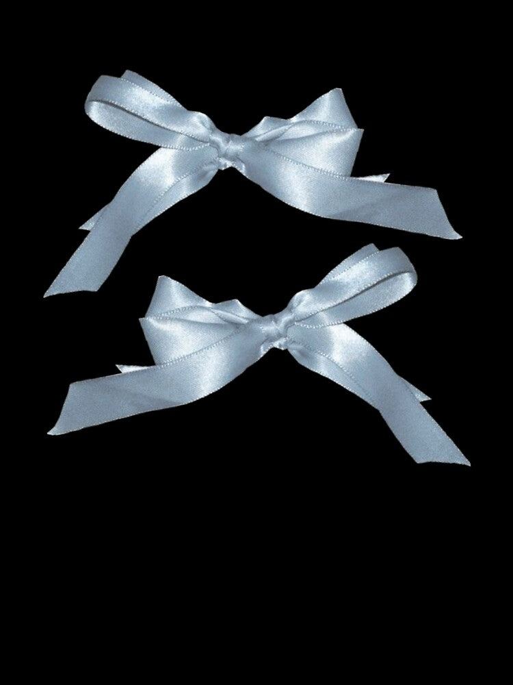 Coquette baby blue bows by Pixiedrop
