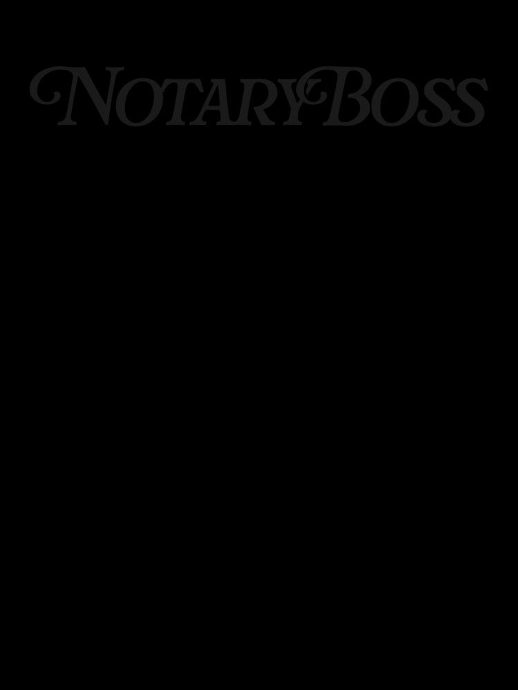 Notary Boss – Elegant Script Typography Design by NotaryLife