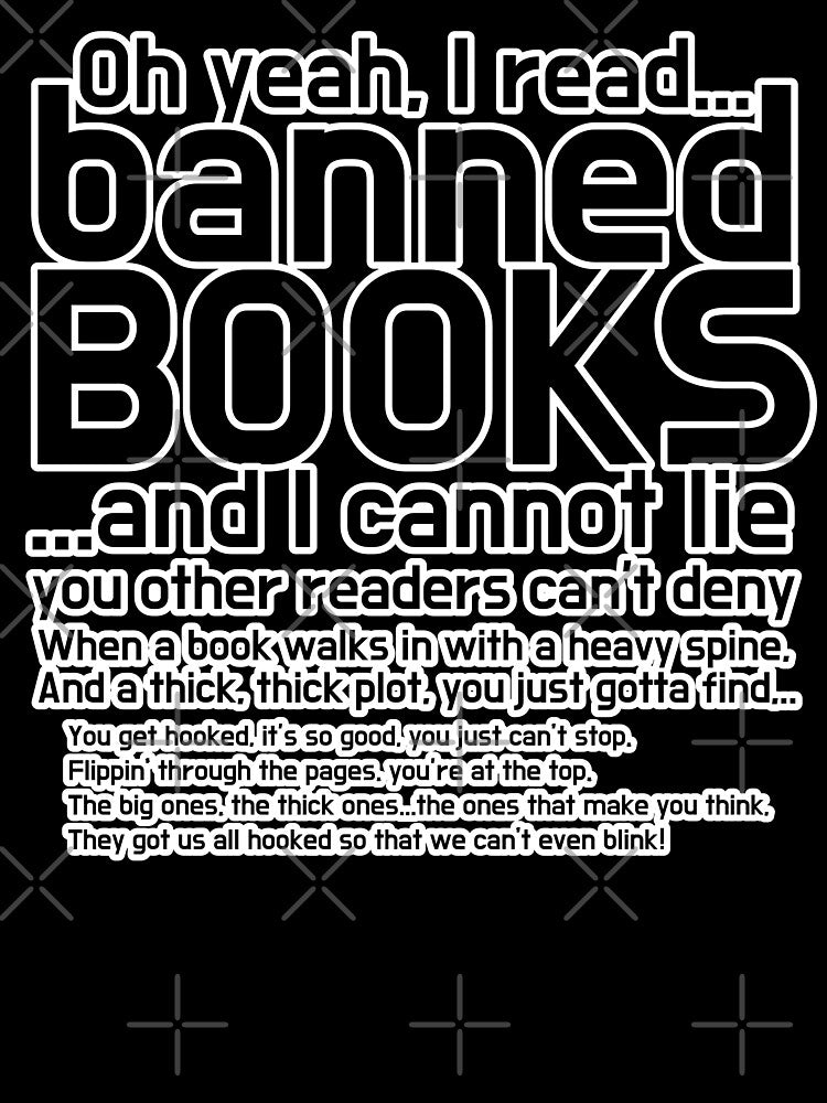 I Read Banned Books Book Lover Free Books by GetContented