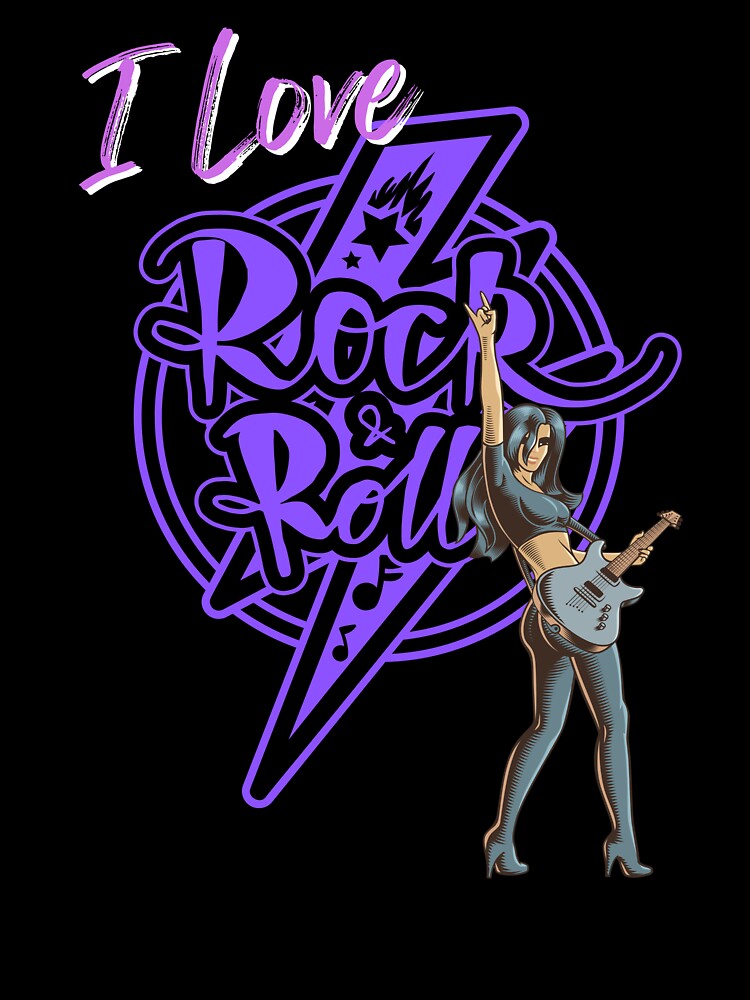 I Love Rock & Roll - Purple, Dark by Mean-Musician