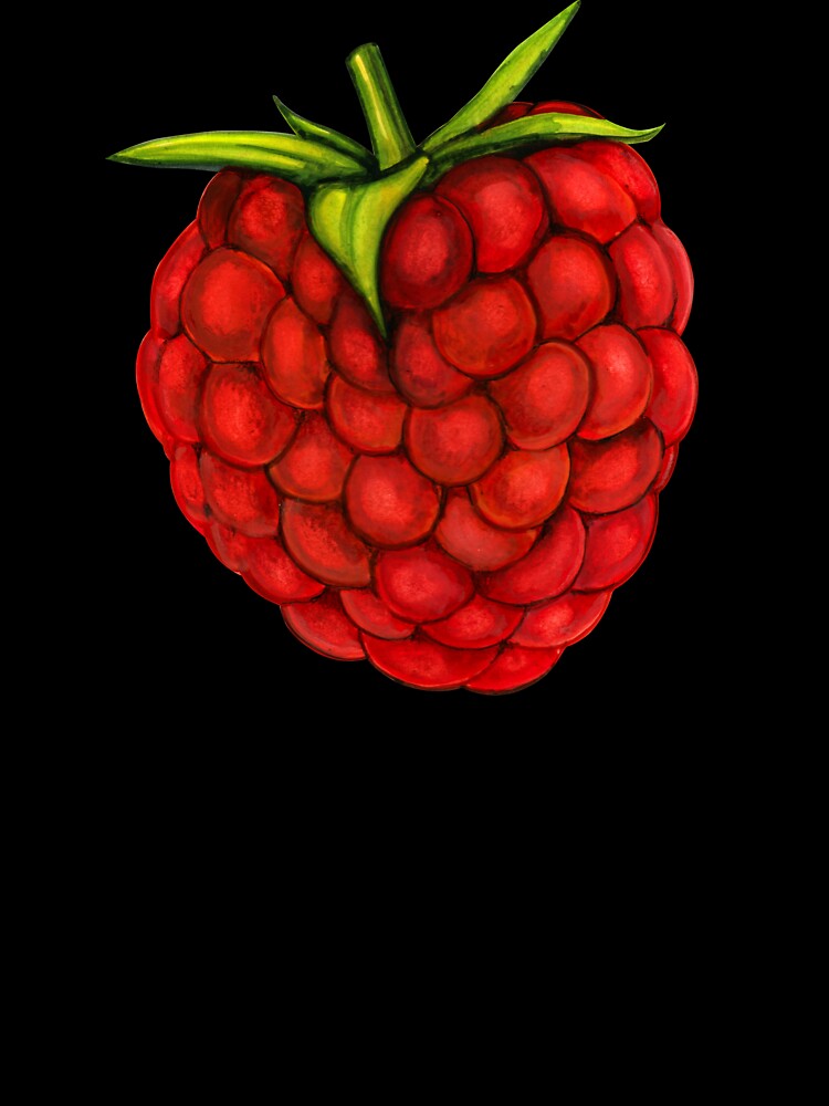 Raspberry Pattern - Cream by Kelly  Gilleran