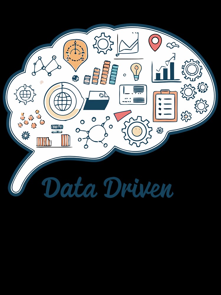 Data Driven Decisions – Funny Data Science & Geek Joke Design by VividOrganica