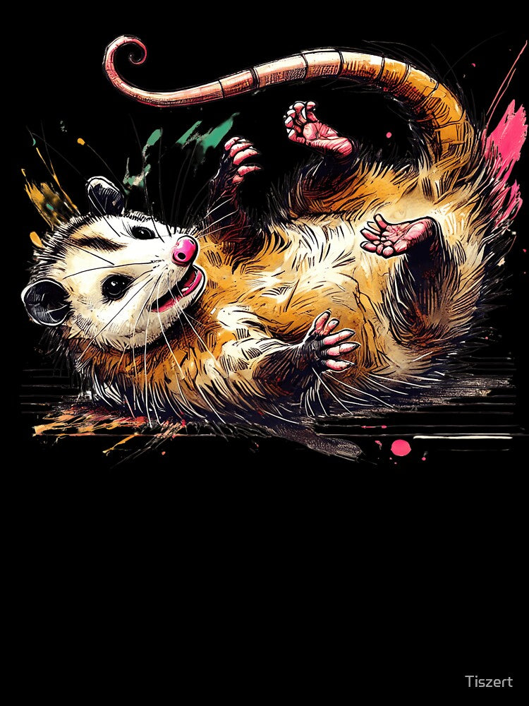A Possum Rolling Through the Woods by Tiszert