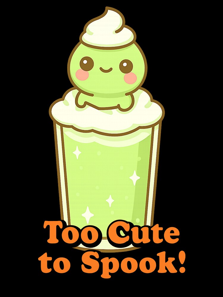 Kawaii Matcha Ghost Dessert – Halloween Gift for Food Lovers by kakaworld