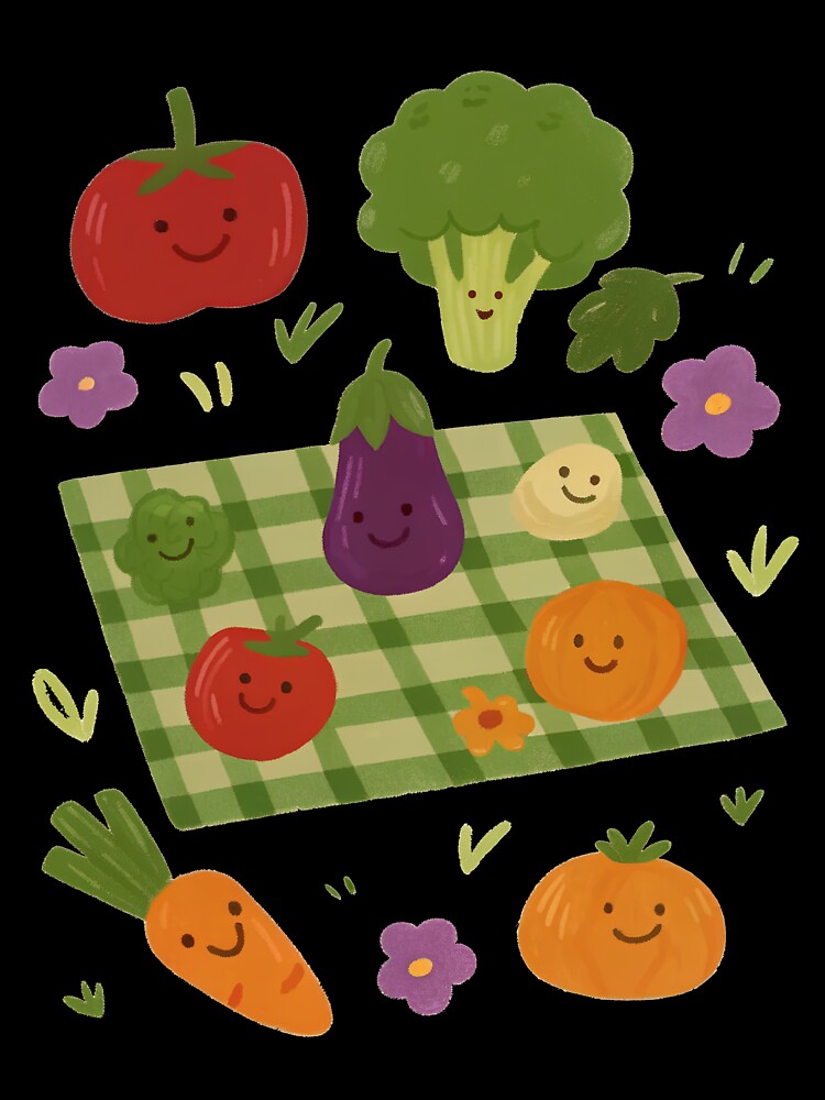 Cottagecore Cute Veggie Picnic Alternative by Napxcha